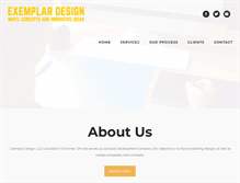Tablet Screenshot of exemplardesign.com